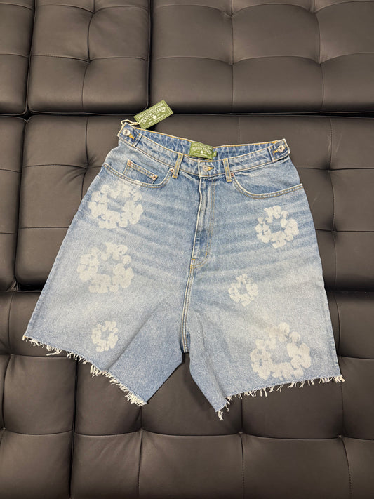 Denim Tears Laser Wreath Denim Shorts