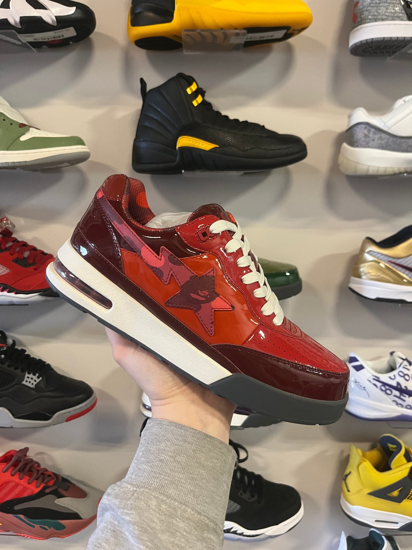 Bape Roadsta Red Patent Leather / Brand New