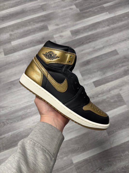 Jordan 1 Black Metallic Gold / Brand New