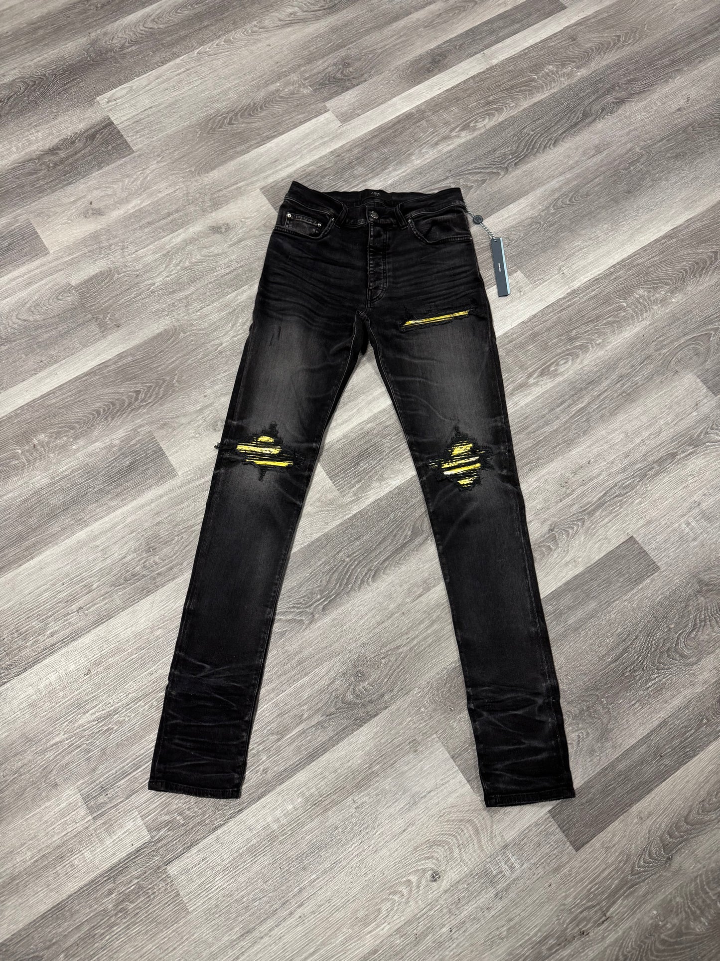 Amiri International Yellow Denim Jeans