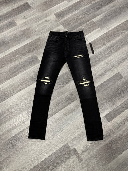 Amiri MX1 White Denim Jeans