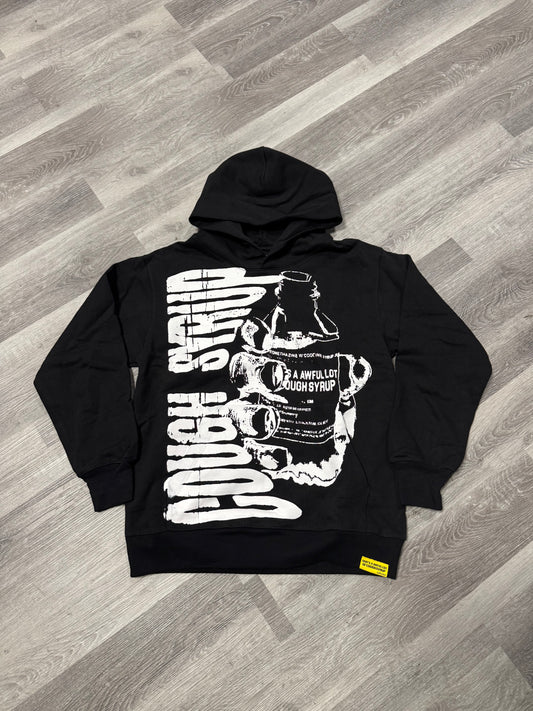 Thats a Awful Lot of Cough Syrup Cross Bones Hoodie (Black)