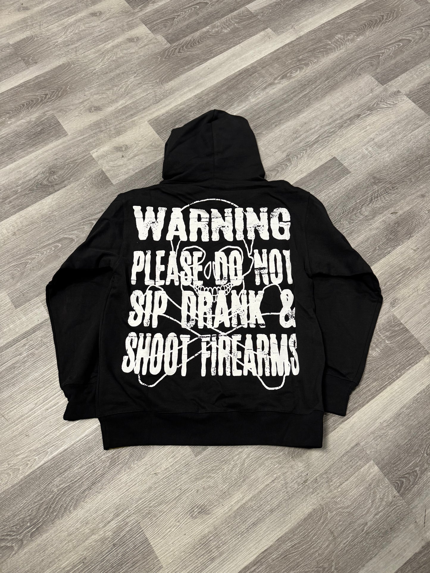 Thats a Awful Lot of Cough Syrup Cross Bones Hoodie (Black)