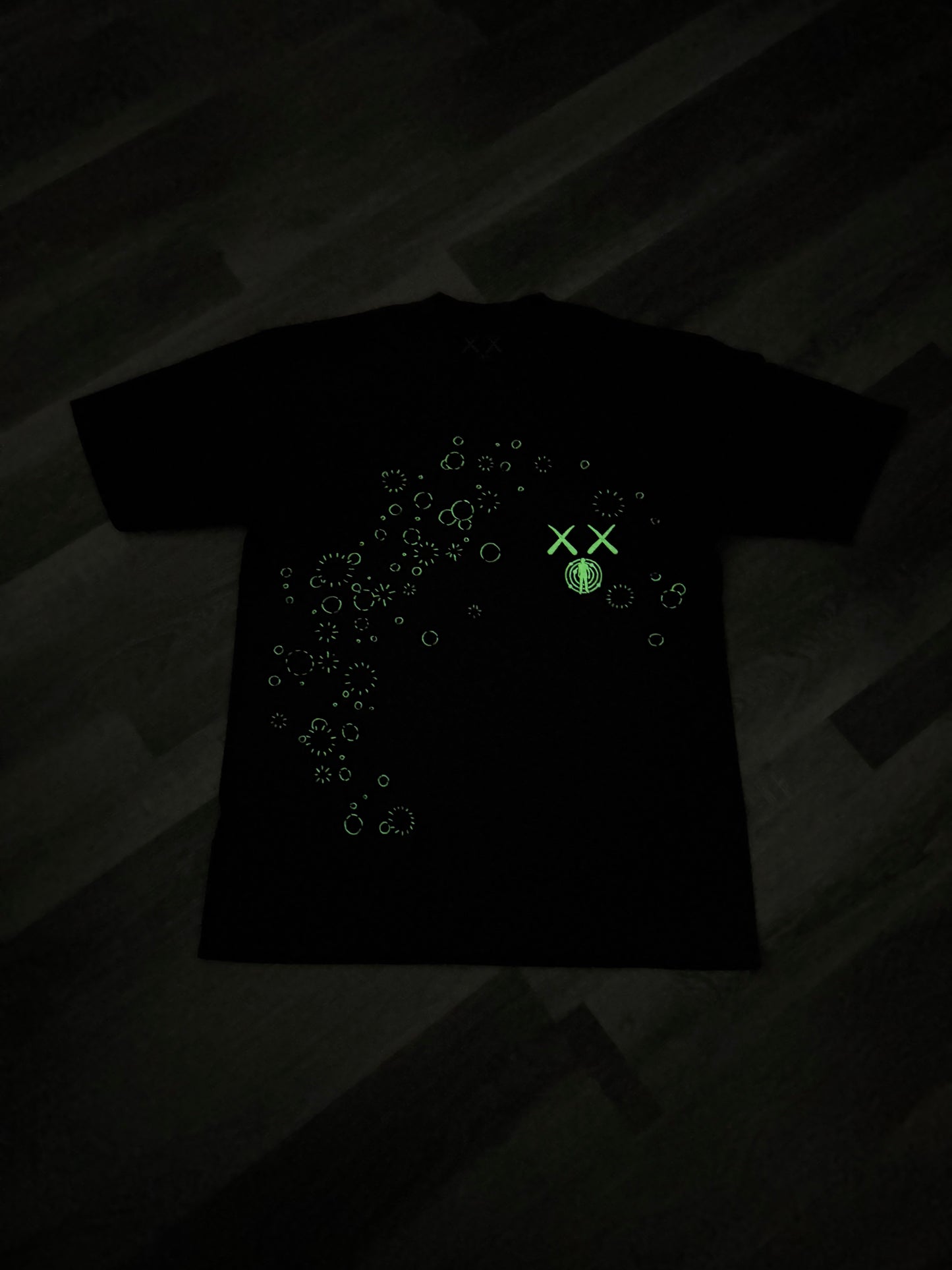 Kaws x Kid Cudi Moon Man Tee (Glow in the Dark)