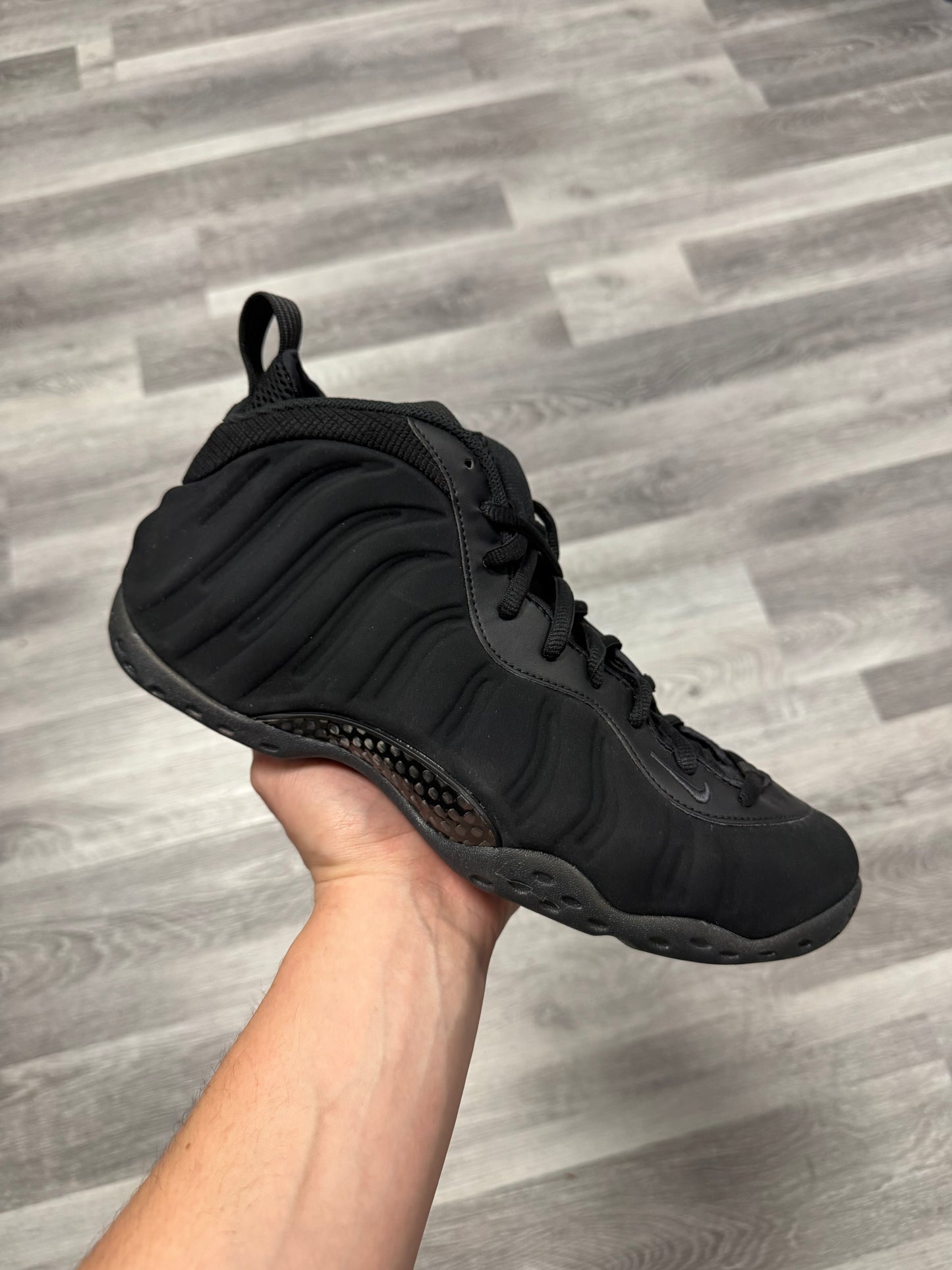 Nike Air Foamposite One Black Suede / Brand New