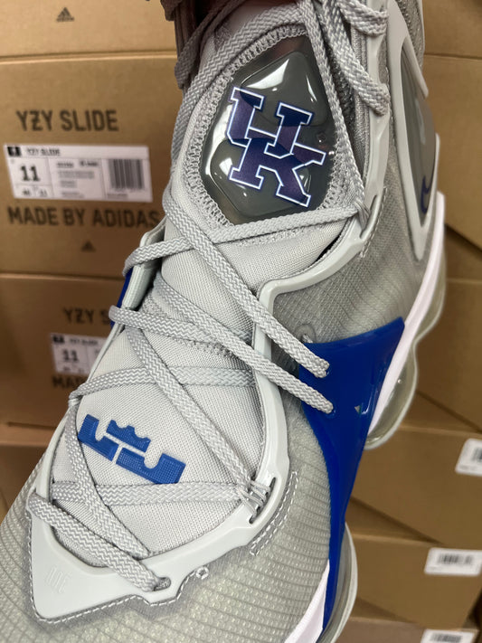 Lebron 19 Grey Kentucky PE / Brand New