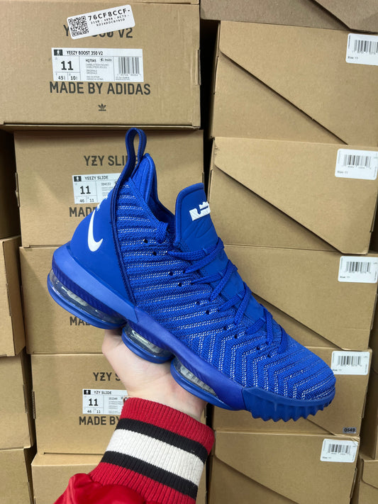 Lebron 16 Low Blue UK PE / Brand New