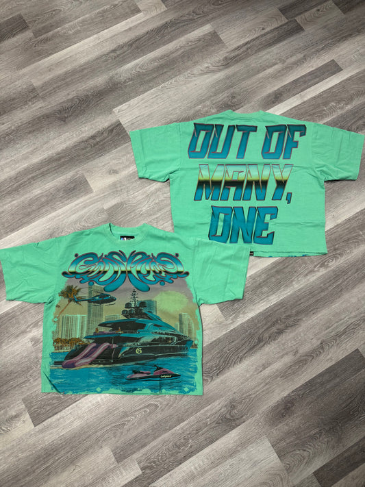 Godspeed Miami Yacht Tee (Teal)