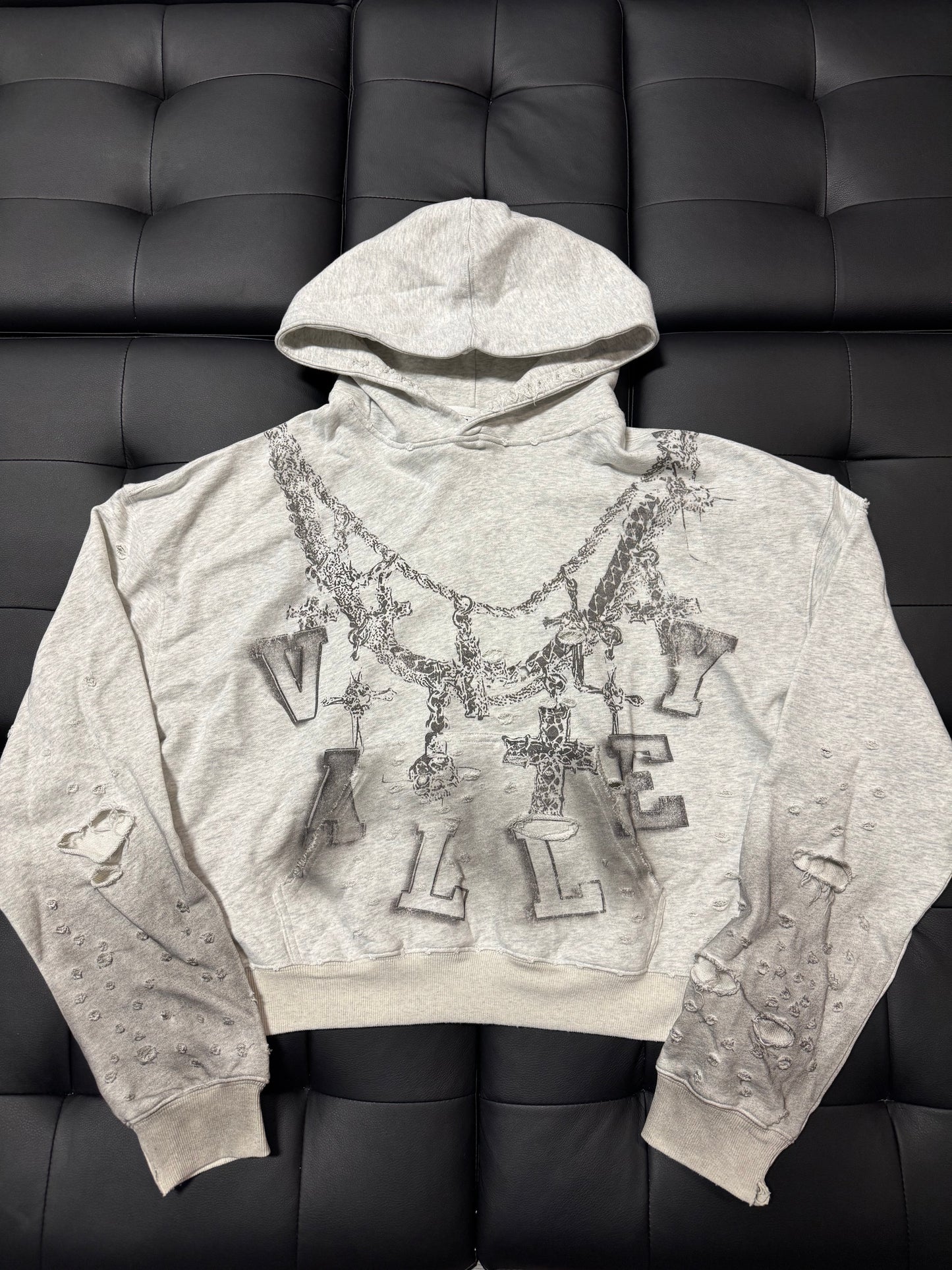 Valley Big Chain Hoodie (White)