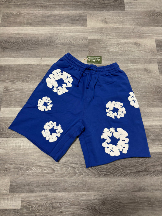 Denim Tears Cotton Wreath Shorts (Blue)