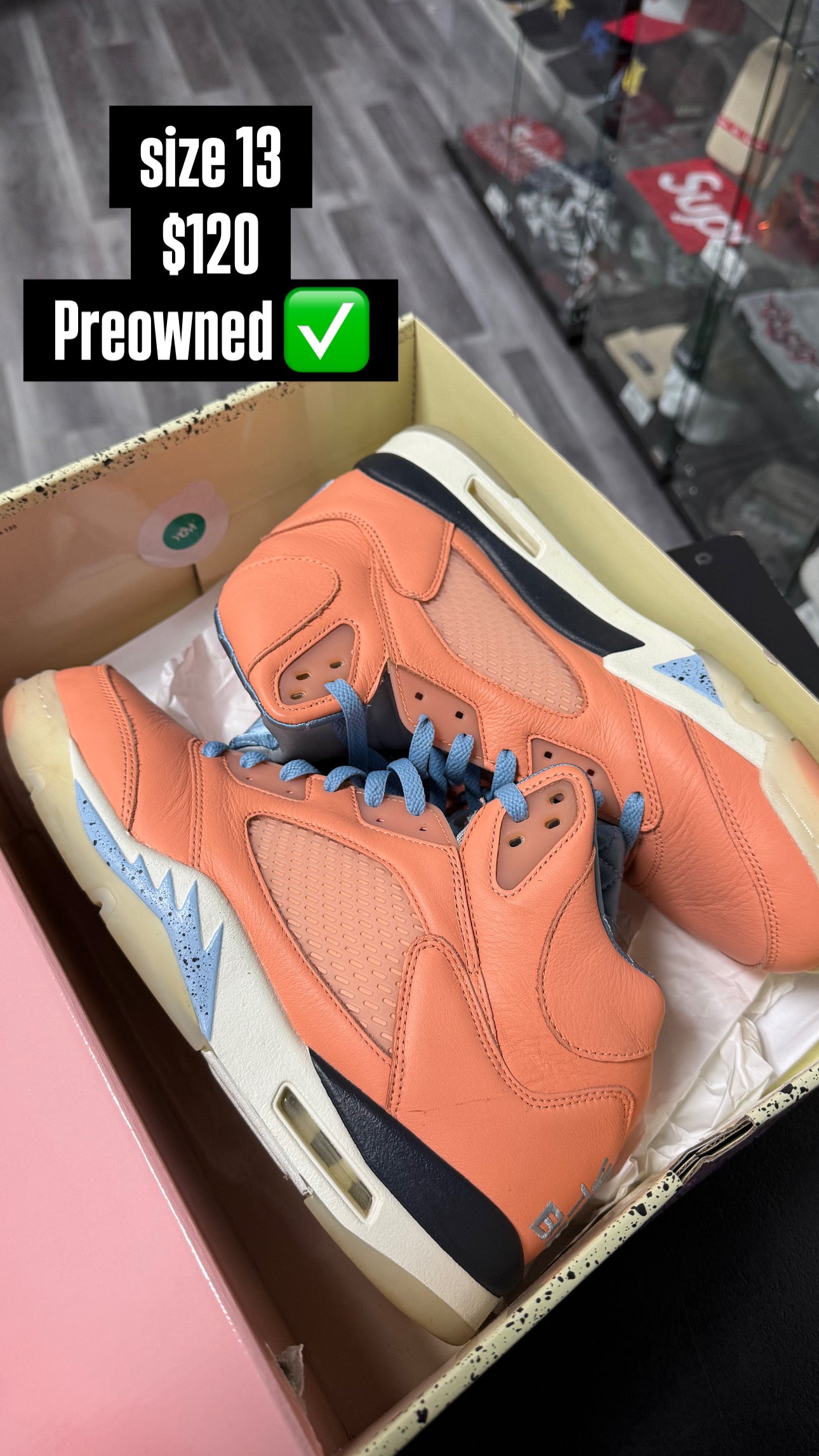Jordan 5 DJ Khaled Crimson / Preowned