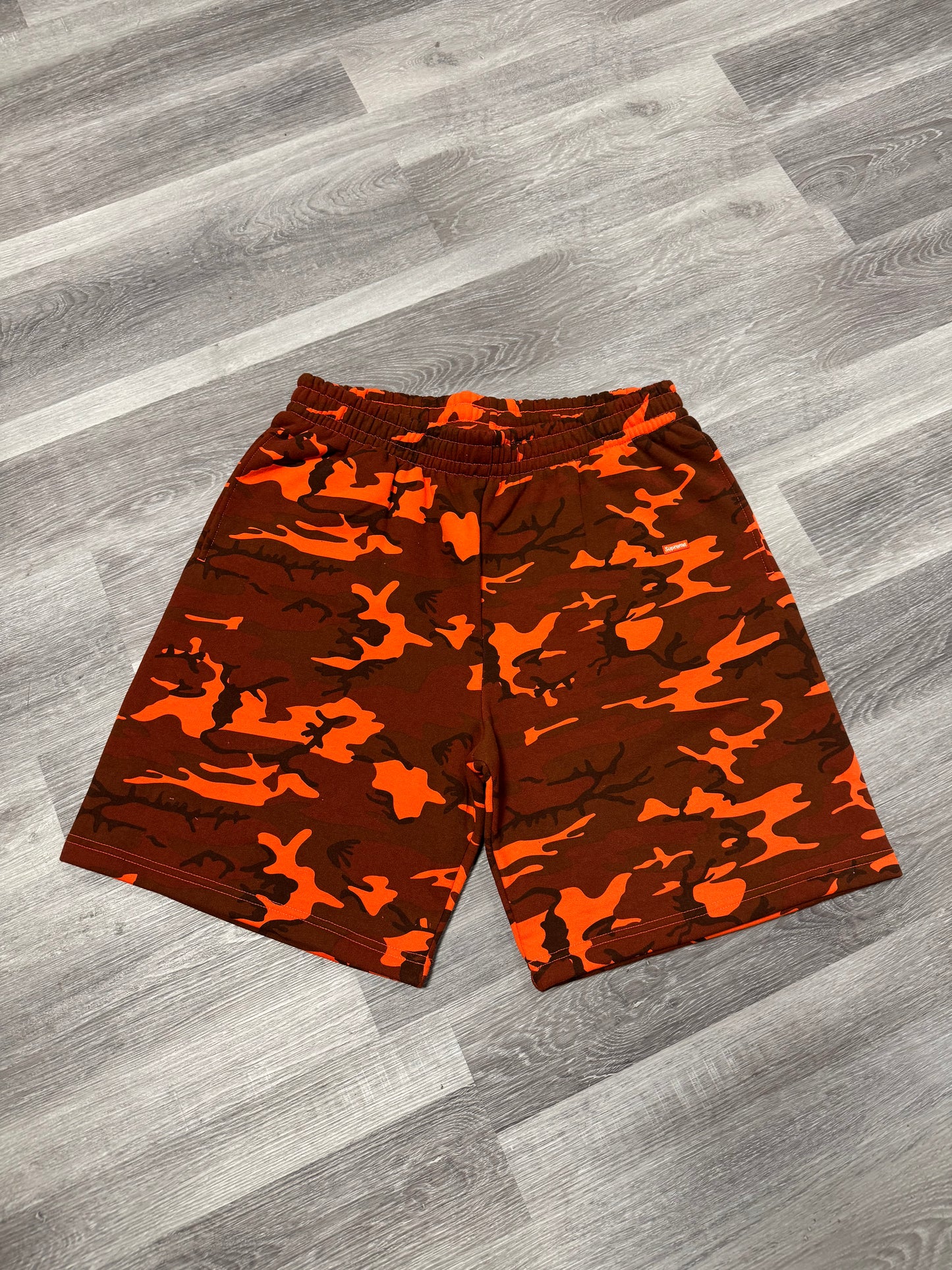 Supreme Orange Camo Sweatsuit