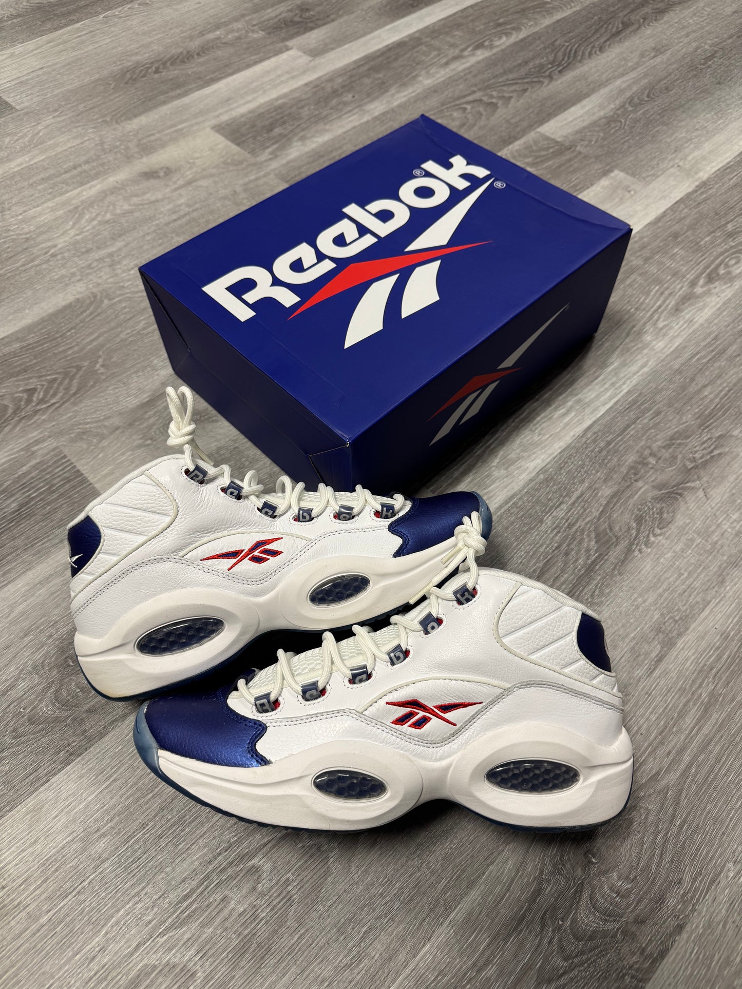Reebok Question Blue Toe / Preowned