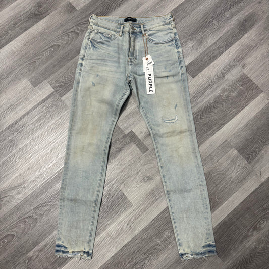 Purple Brand Fade Distressed Denim Jeans
