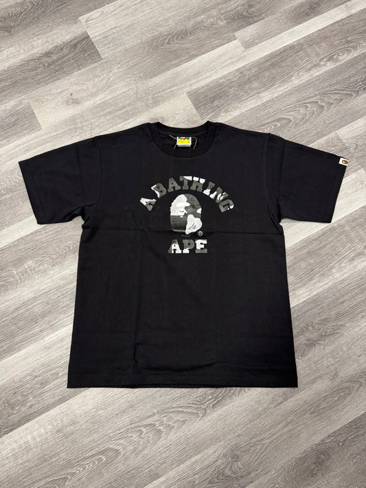 Bape College Grey Smoke Tee (Black)