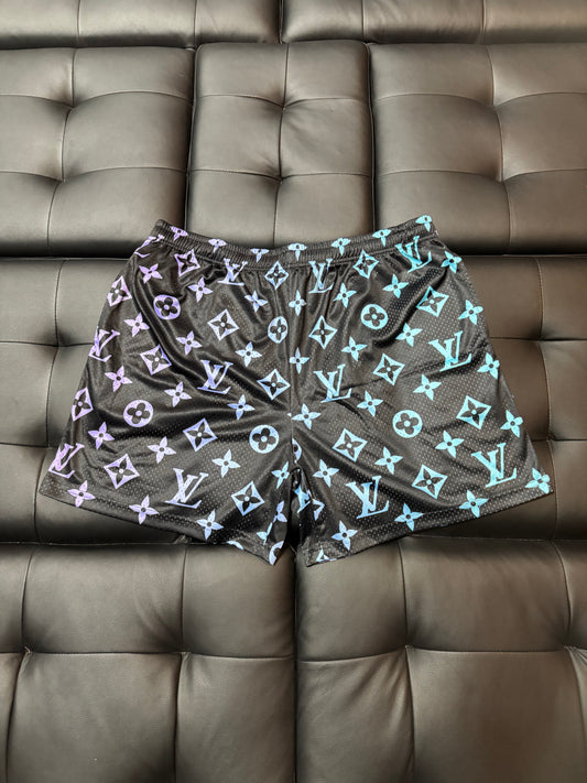 Summer Mesh Shorts (Black Fade LV)
