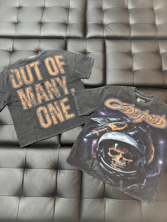 Godspeed Space Traveler Tee (Black Wash)
