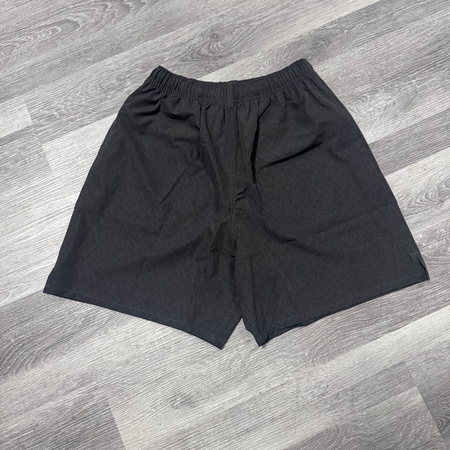 Hidden NY Black Monogram Shorts