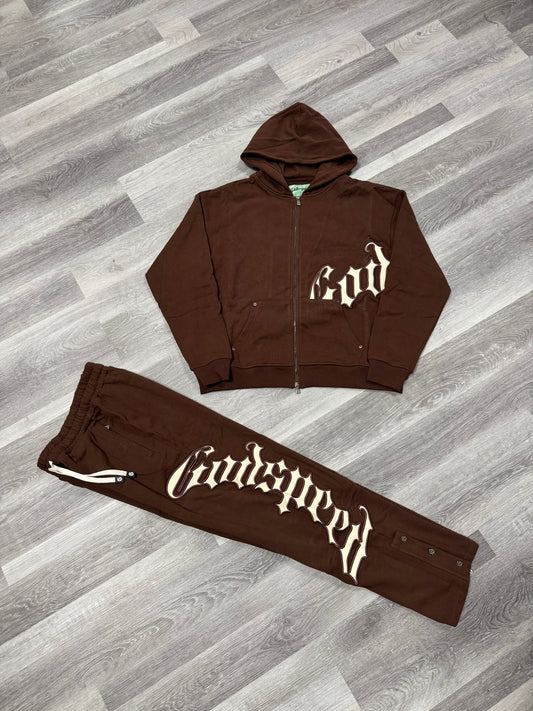 Godspeed Sweatsuit (Brown)