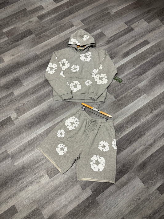 Denim Tears Cotton Wreath Sweatsuit (Grey)