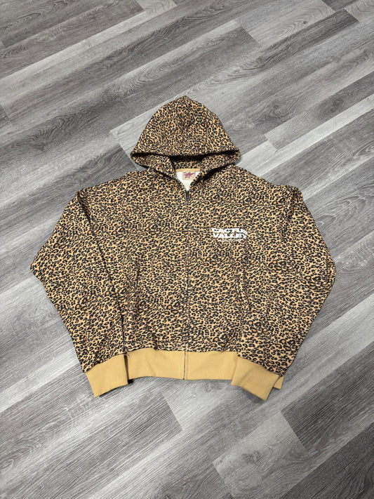 AZVA Cheetah Zip Up Hoodie