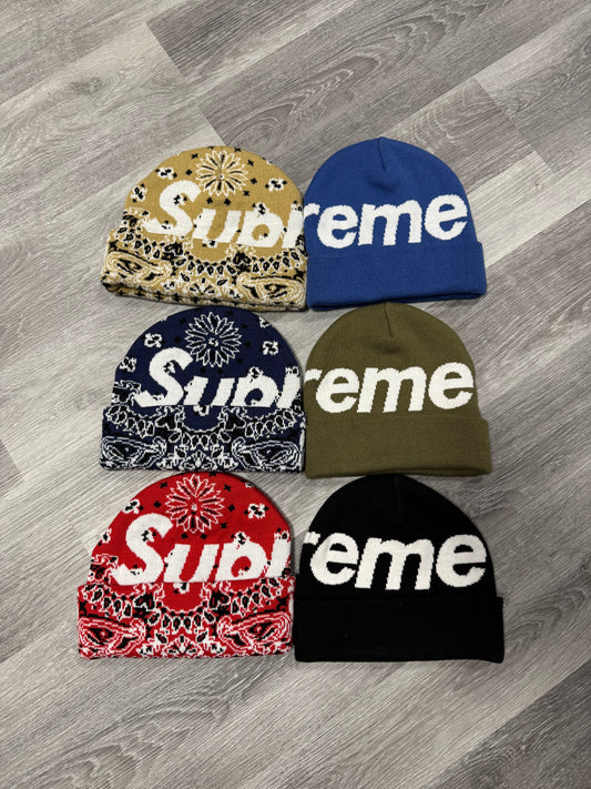 Supreme Big Logo Beanie