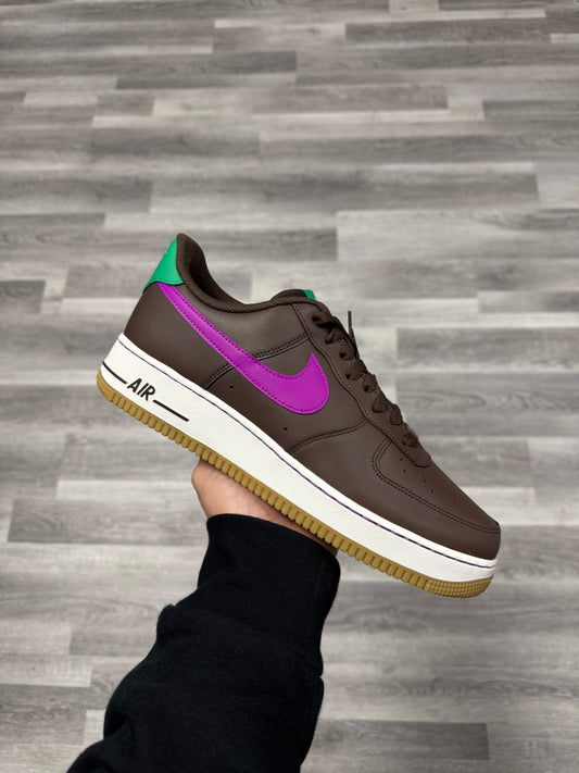 Air Force 1 Low Baroque Brown Vivid Purple / Brand New
