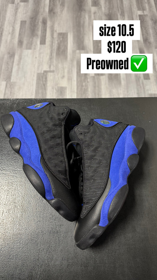 Jordan 13 Hyper Royal Black / Preowned