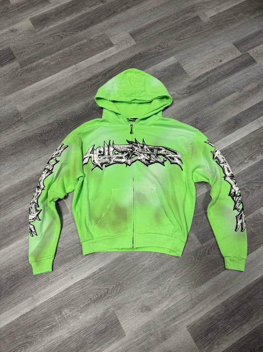 Hellstar Graffiti Zip Up Hoodie