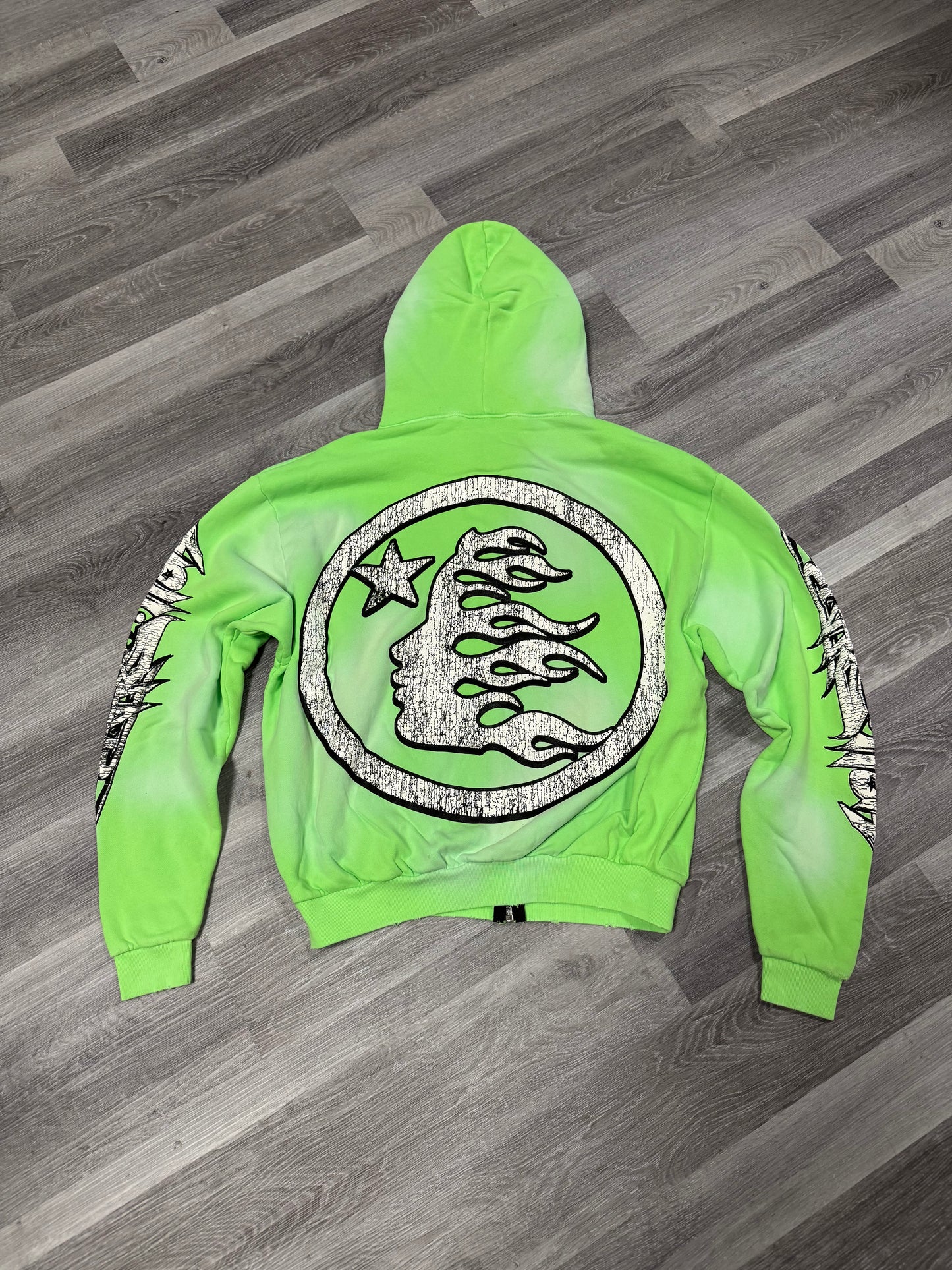 Hellstar Graffiti Zip Up Hoodie