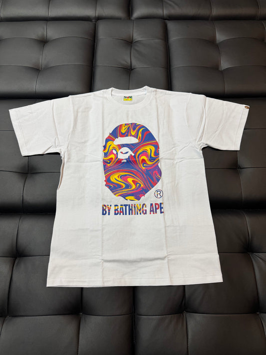 Bape Marbling by Bathing Ape Tee (White)