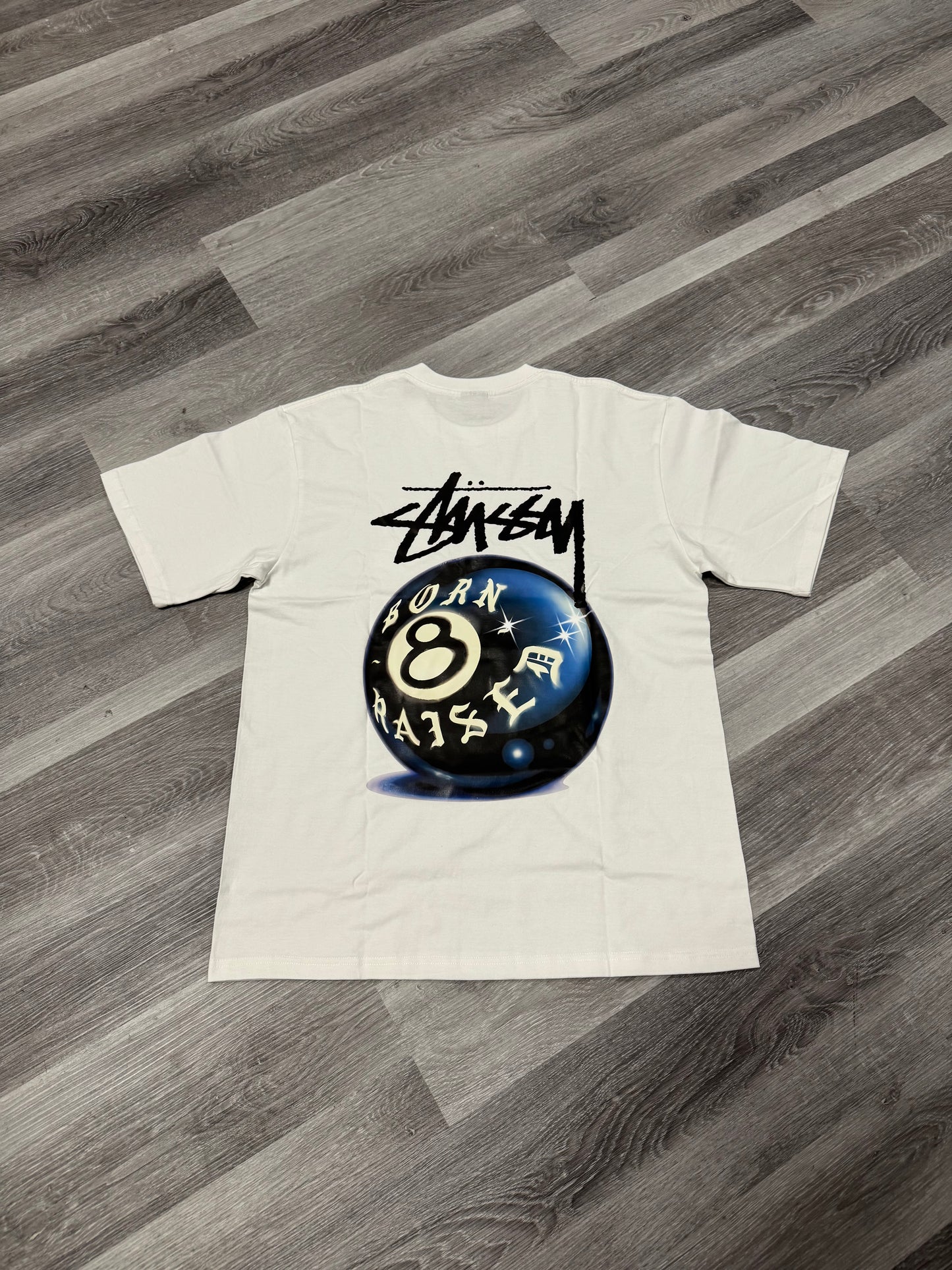 Stussy Born x Raised 8 Ball Tee